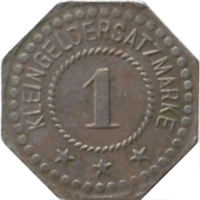 1 Pfennig - Heldrungen (Gewerkschaft Heldrungen II) ND back