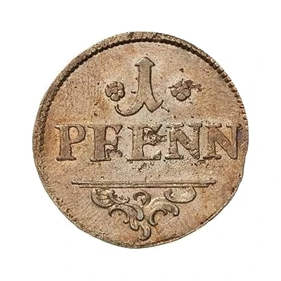 1 Pfennig - Henry II back