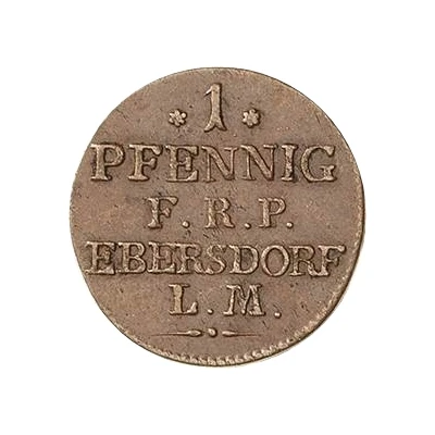 1 Pfennig - Henry LI back