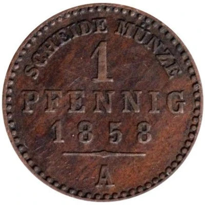 1 Pfennig - Henry LXVII back