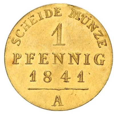 1 Pfennig - Henry LXXII Gold Pattern back