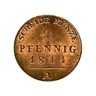 1 Pfennig - Henry LXXII back