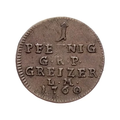 1 Pfennig - Henry XI back