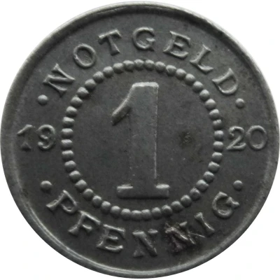 1 Pfennig - Herrenberg back