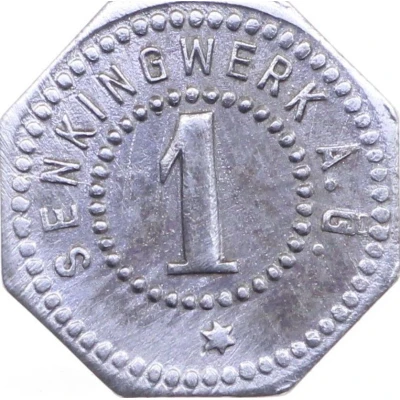 1 Pfennig - Hildesheim (Senkingwerk A.G.) ND front