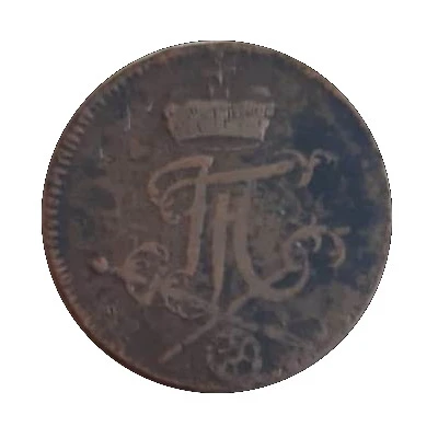 1 Pfennig - John Frederick Charles of Ostein front