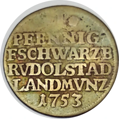 1 Pfennig - John Frederick back