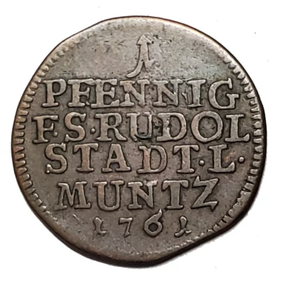 1 Pfennig - John Frederick back