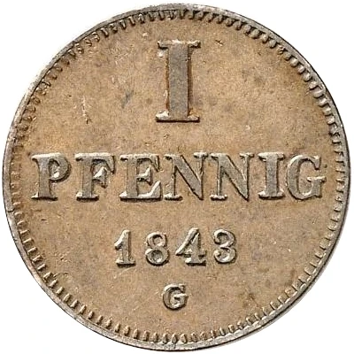 1 Pfennig - Joseph back