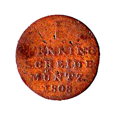 1 Pfennig - Jérôme Bonaparte back