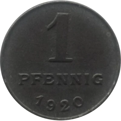 1 Pfennig - Kempten back