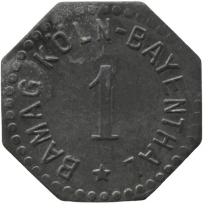 1 Pfennig - Köln-Bayenthal (Bamag) ND front