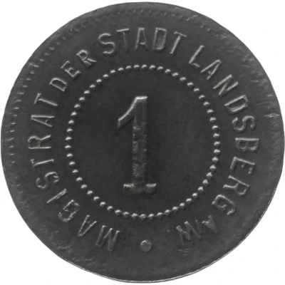 1 Pfennig - Landsberg an der Warthe ND front