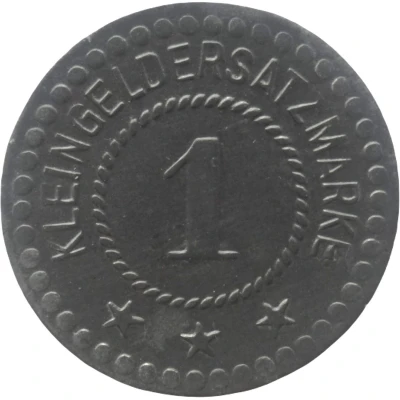 1 Pfennig - Liebau ND back