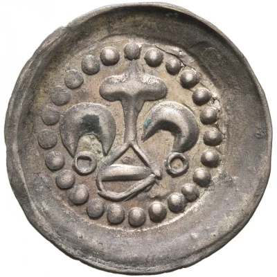 1 Pfennig "Lilienpfennig" shield angled at right ND front