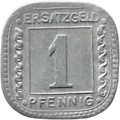 1 Pfennig - Ludwigshafen am Rhein BASF back