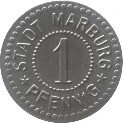 1 Pfennig - Marburg an der Lahn front