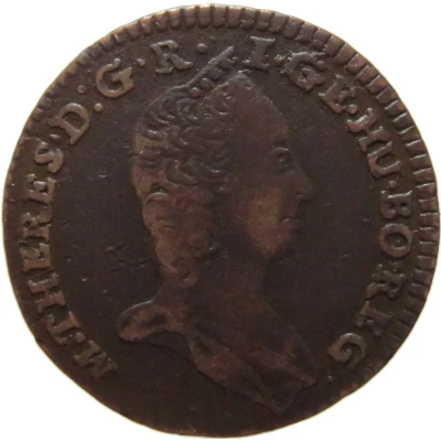 1 Pfennig - Maria Theresa front