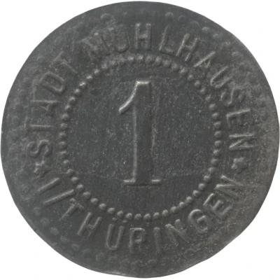 1 Pfennig - Mühlhausen in Thüringen front