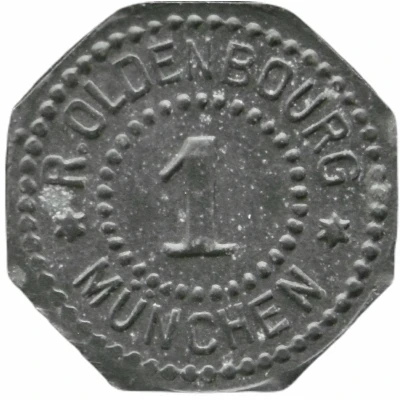 1 Pfennig - München (R. Oldenbourg) ND front