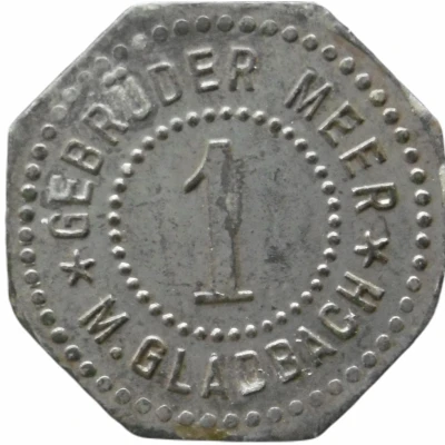 1 Pfennig - Mönchengladbach (Gebrüder Meer) ND front