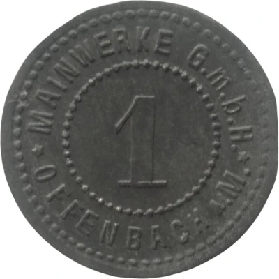 1 Pfennig - Offenbach (Mainwerke G.m.b.H.) ND front