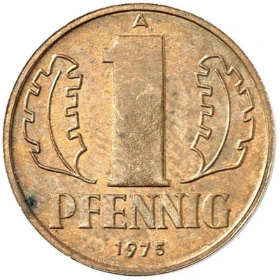 1 Pfennig Pattern back