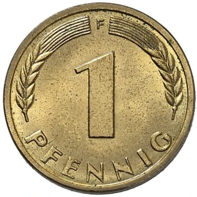 1 Pfennig Pattern back