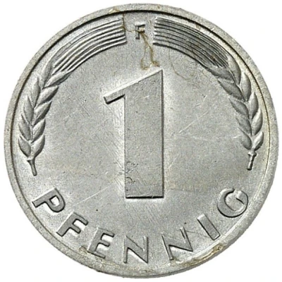 1 Pfennig Pattern back