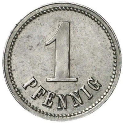 1 Pfennig Pattern ND back