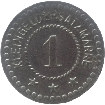 1 Pfennig - Peine ND back