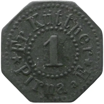 1 Pfennig - Pirna a. E. (Fr. Küttner) ND front