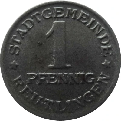 1 Pfennig - Reutlingen front