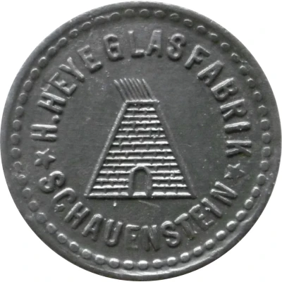 1 Pfennig - Schauenstein H. Heye Glasfabrik front