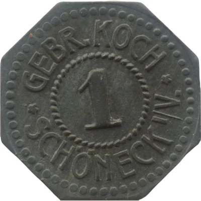 1 Pfennig - Schöneck (Gebr. Koch) ND front