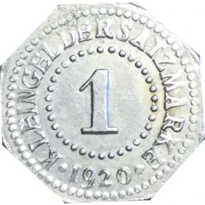 1 Pfennig - Schneidemühl back