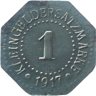 1 Pfennig - Schneidemühl back