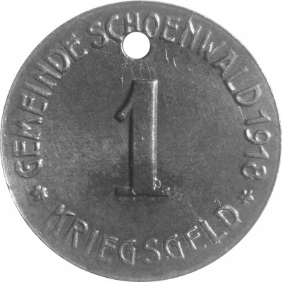 1 Pfennig - Schönwald front