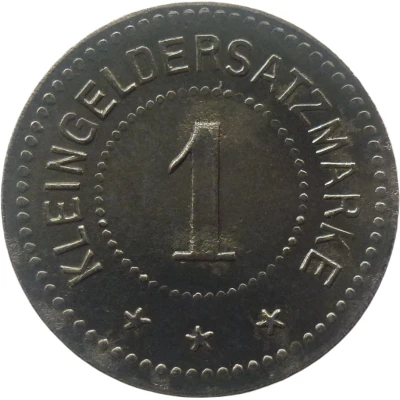 1 Pfennig - Schweinfurt (Bayrische Schuhfabriken A.-G.) ND back