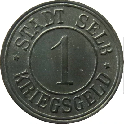 1 Pfennig - Selb front