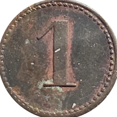 1 Pfennig - Stadtlengsfeld (Porzellanfabrik M. Schweizer) ND back