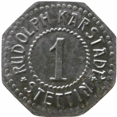 1 Pfennig - Stettin (Rudolph Karstadt) ND front