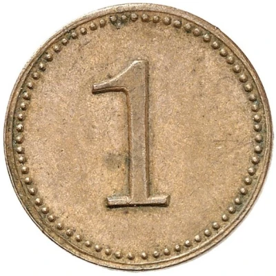 1 Pfennig - Wilhelm I Pattern ND back