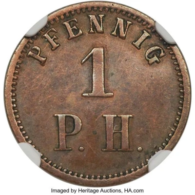 1 Pfennig - Wilhelm II ND front