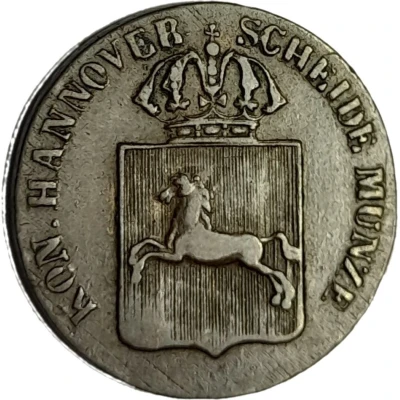 1 Pfennig - William IV front