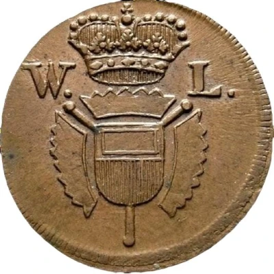 1 Pfennig - William IX front