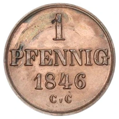 1 Pfennig - William back