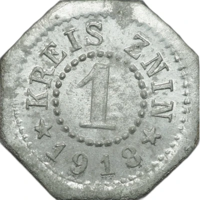 1 Pfennig - Znin front