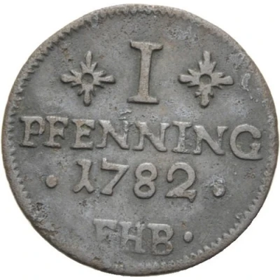 1 Pfennig back