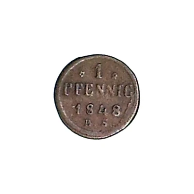 1 Pfennig back